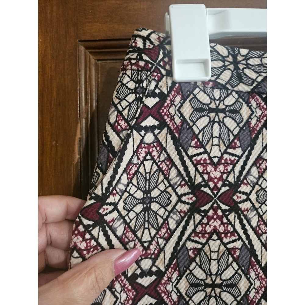 Lush Patterned Mini Skirt - Picture 5 of 8